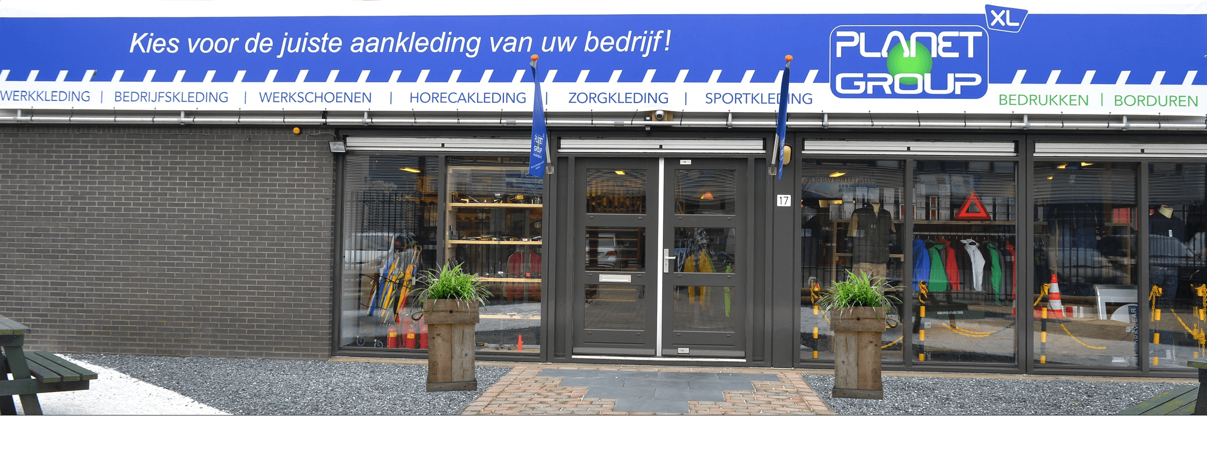 Vooraanzicht Planet Group winkel in Leiderdorp