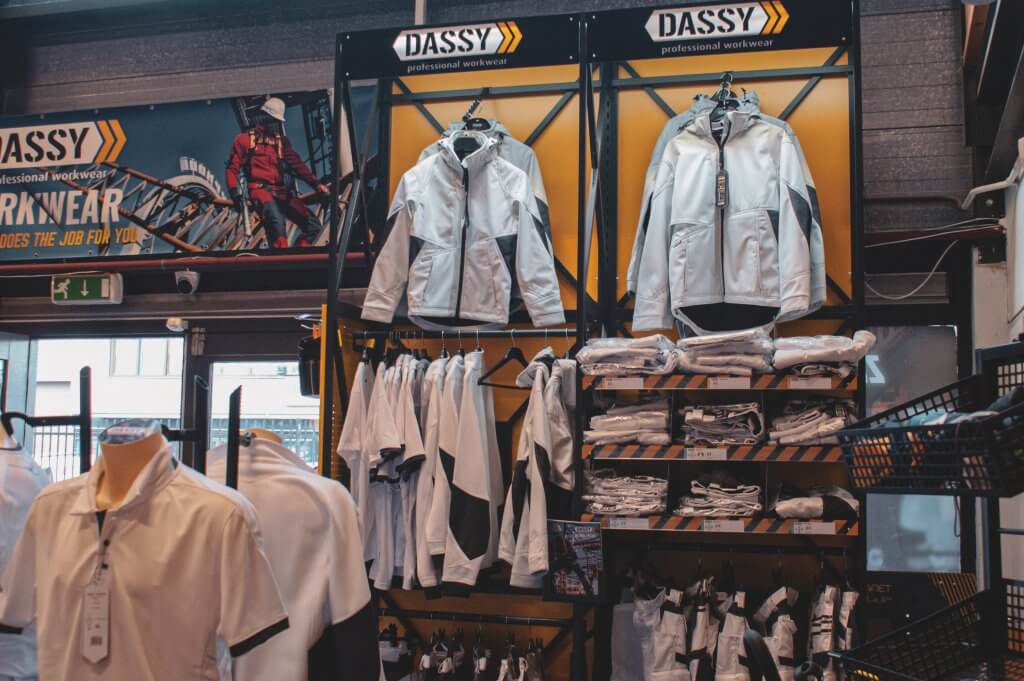 Dassy Workwear witte werkkleding